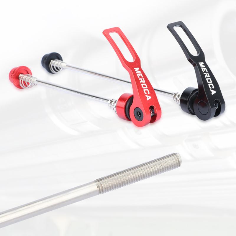 1 Pair Aluminum Alloy Mountain Bike Quick Release Lever Front 100mm Rear 135mm Hub Axle Disc