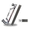 14" S/M Size Adjustable Frame Milled Tooth Car Body Polisher Files Metal Panel Polishing Curved Tooth Steel File Holder Dent Kit