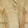 VINTAGE 60s 70s Long sleeve leather tailored jacket Beige Women Used