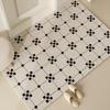 French Style Door Mat Home Entrance Durable Cuttable PVC Coil Doormat Sand Scraper