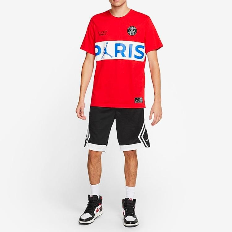 Jordan Paris Saint Germain Wordmark Tee (Unisex) T-Shirts BQ8390 657