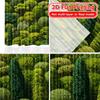 Flat Printing Lush Green Oasis Chic Curtain Fabric Durable Polyester Curtains Decorations Inside Ldeal Set Of 2 Made Washable