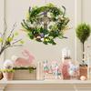 Egg Easter Delightful Wreath With Colorful Flowers And Lavender Welcome For Spring Entrance