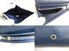 Authentic GUCCI GG Marmont Navy Blue Leather Bifold Wallet Compact Wallet #a662  Refurbished