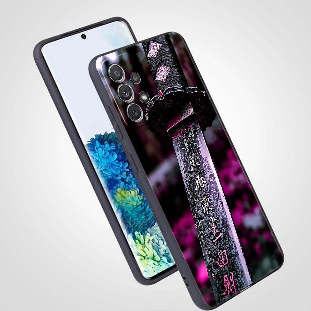 The Sword Creative Pattern Phone Case for Samsung Galaxy A55 A35 A17 A07 A15 A13 A25 A51 A71 A72 A73 A32 A52 A52S A41 Soft TPU