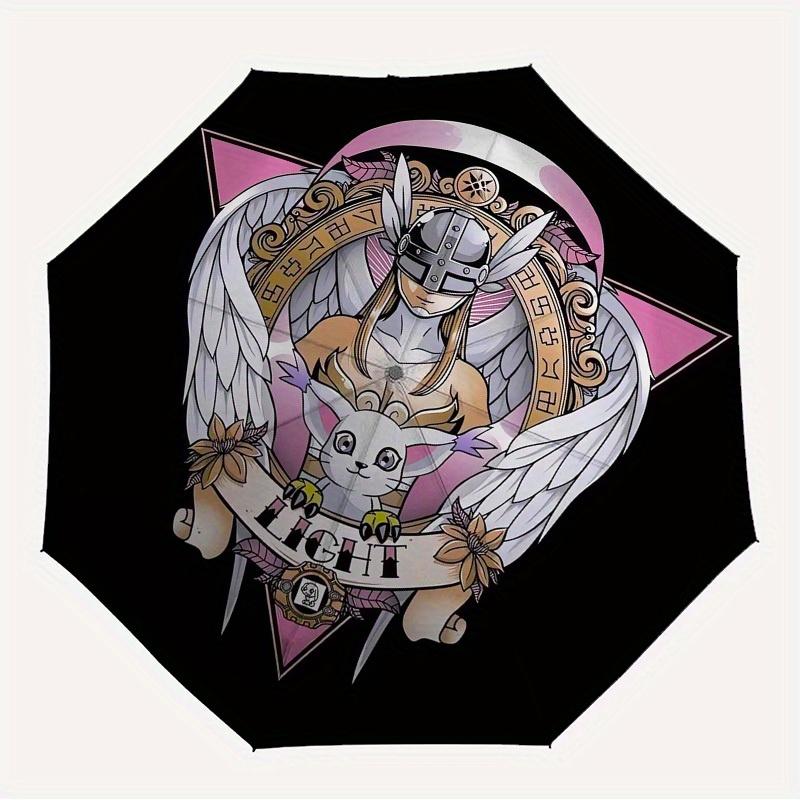 

1pc Angel, Light Themed High-quality Umbrella,Automatic Opening and Closing Umbrella,Multi-functional Umbrella G0811021