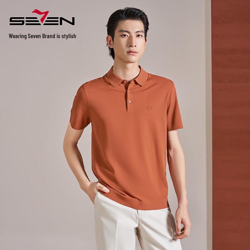 SEVEN Yilite Classic Business Short Sleeve Polo Shirt L