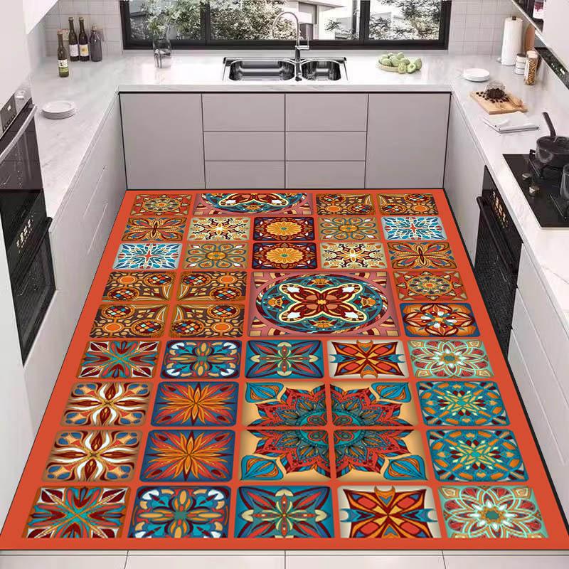 

Американский ретро-коврик для пола, крыльца, кухни, мягкий впитывающий коврик, простой в уходе, коврик Dialgae Mud 60 * 90cm diatom mud 3.5 thick