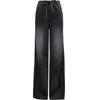 2025 Spring Relaxed Drawstring Loose Straight Leg Women's Jeans