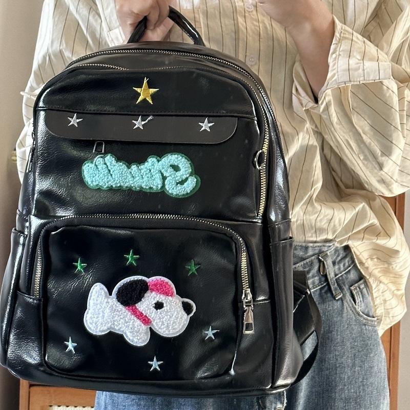 

Красивый винтажный рюкзак в виде щенка для женщин в студенческие школьные повседневные дорожные сумки женские