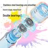Transparent Double Bearing Jump Rope for Children - Ideal for Kindergarten, Beginners, and Students' Physical Exams and Speed Tests
