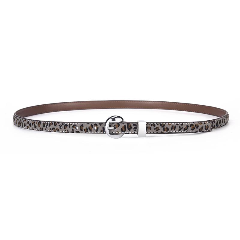 Korean Style Faux Suede Women's Thin Belt for Dresses
