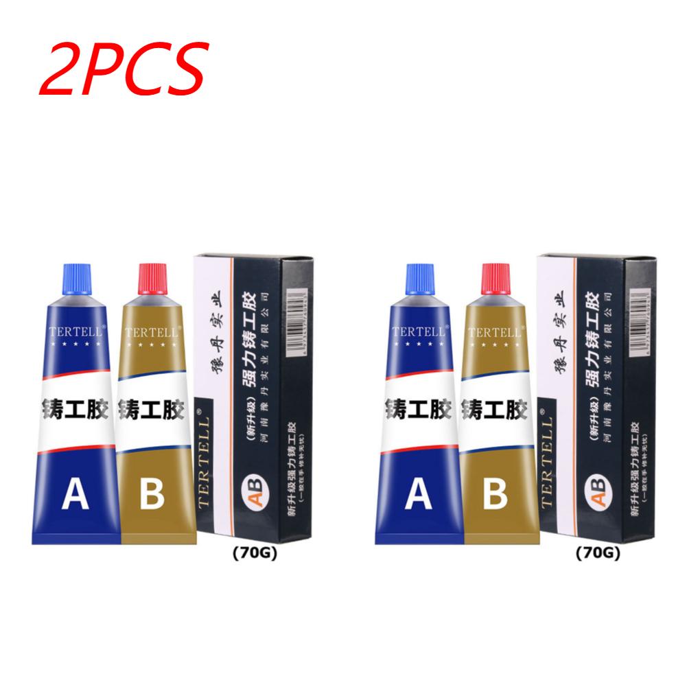 1-5X Super Strong Metal Repair Glue Welding High Temperature Resistant AB Glue Metal Plastic Filler Epoxy Adhesive Sealant