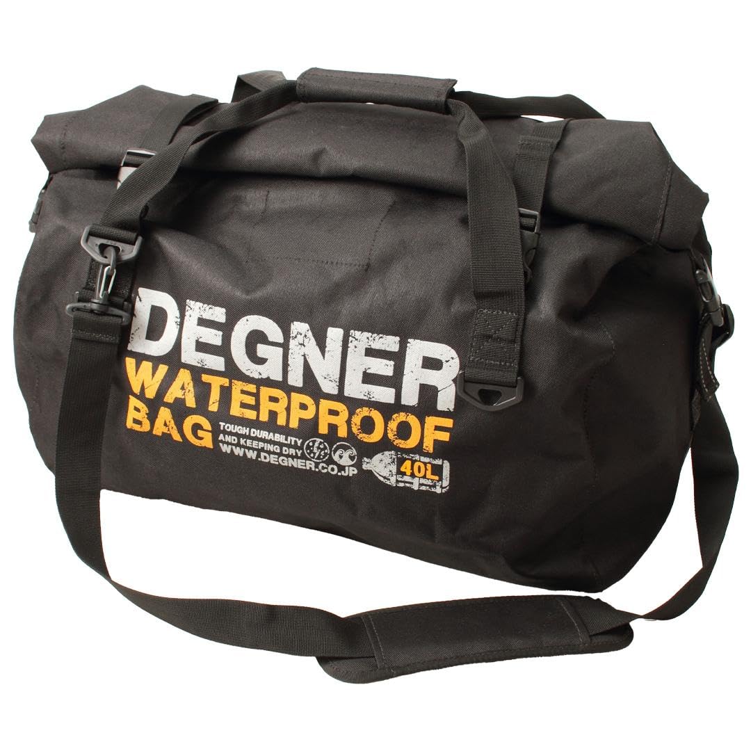 

DEGNER Waterproof Boston Bag Black Polyester/PVC H34xW50xD28.5(cm) NB-115