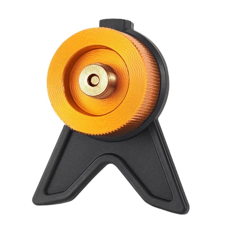 Outdoor Stove Camping Gas Converter Adapter with Fixed Bracket Camping Gas Stove Conversion Head Furnaces Converter