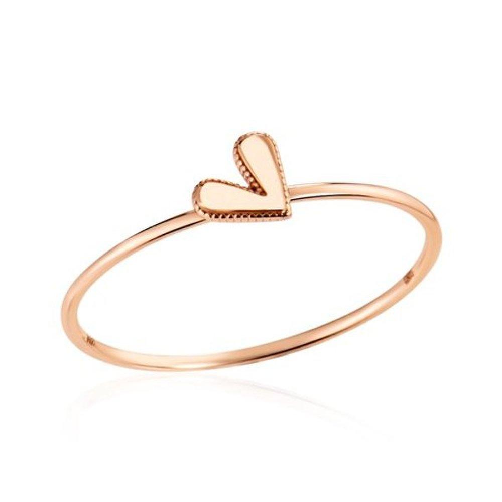 14K Dot Heart Unit Tension Ring Npr21606