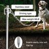 Dog Tie Out Stake Dog Anchor Dog Tie Out Stake Heavy-Duty Rust Resistant Stainless Steel Ground Anchor Dog Stake For Yard And