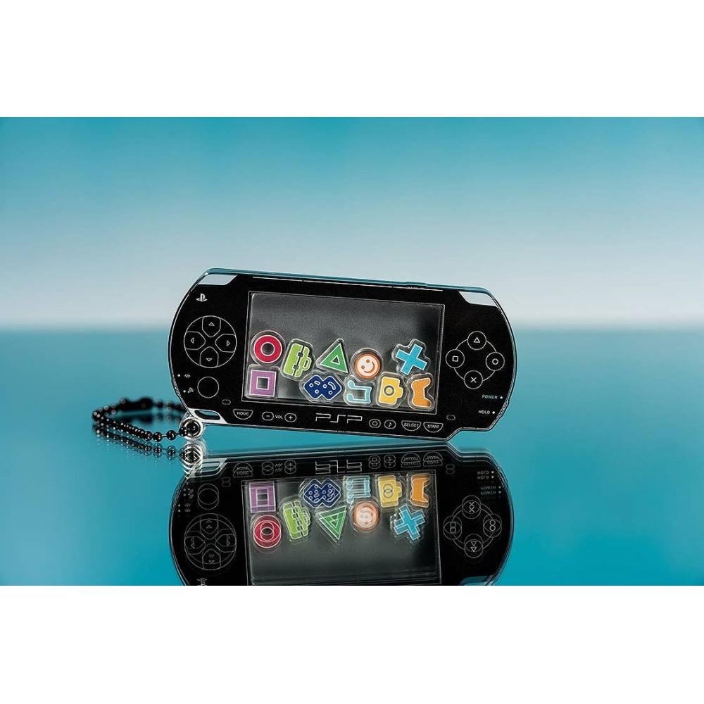 Playstation Playstation  Psp Tm   Playstation Tm Portable  Rattle Acrylic Keychain  Black Ver.