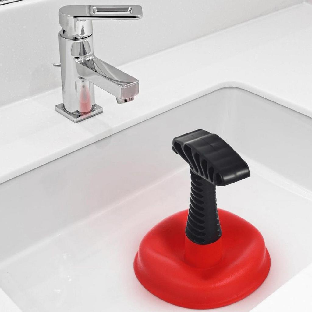 Sink Plunger Powerful Unclogging Tool Unblocker Heavy-Duty Powerful Plunger for Showers Bathrooms Kitchens Toilets Sinks Tubs