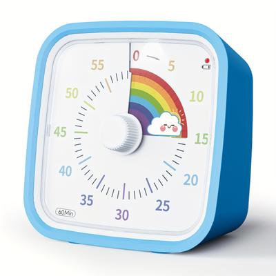 Kinder Visueller Timer Cartoon Elektronischer Lerntimer für Hausaufgaben Klassenzimmer (Batteriebetrieben)