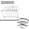 Bread Holder Bread Rack With 6 Slots 1 Pc Erving Dining Stand For Home/restaurant Kitchen Organizer Stainless Steel