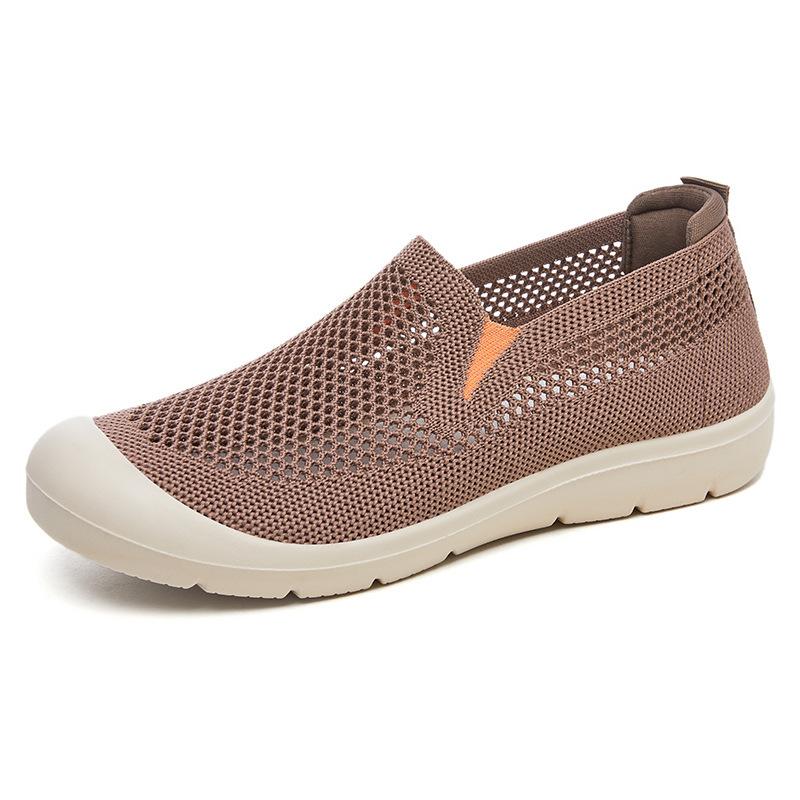 Shoes women's spring new mesh wear-resistant casual shoes with soft soles are not tiring mother shoes