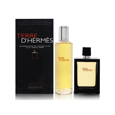 Terre D'hermes Woda perfumowana w sprayu do ponownego napełniania, 30 ml, zestaw 2 sztuki