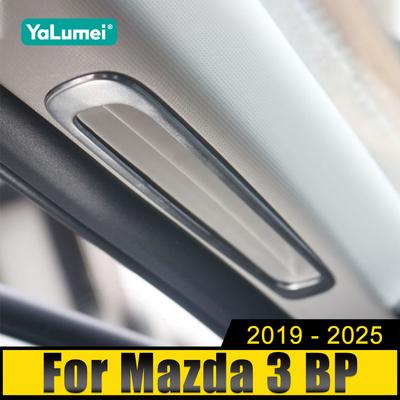For Mazda 3 BP CX-30 2019 2020 2021 2022 2023 2024 2025 Car Front Window Inner Triangle Vent Outlet Cover A Pillar Trim Stickers
