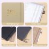 2026 Planner A5 Notebook 144 Sheets Hardcover Daily Journal Calendar Multifunctional Work-Life Balance Schedule for Travel College Home