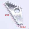 Chrome Steel Valve Cover Mini Spreader Tab , Tabs Motors 260/289 /351W
