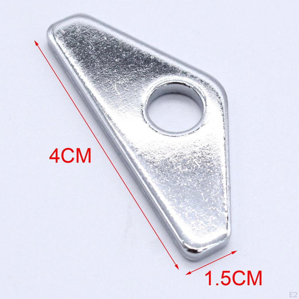 Chrome Steel Valve Cover Mini Spreader Tab , Tabs Motors 260/289 /351W