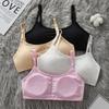 14-Year-Old Girls' Pure Cotton Camisole Bra - Junior High Student Thin Vest