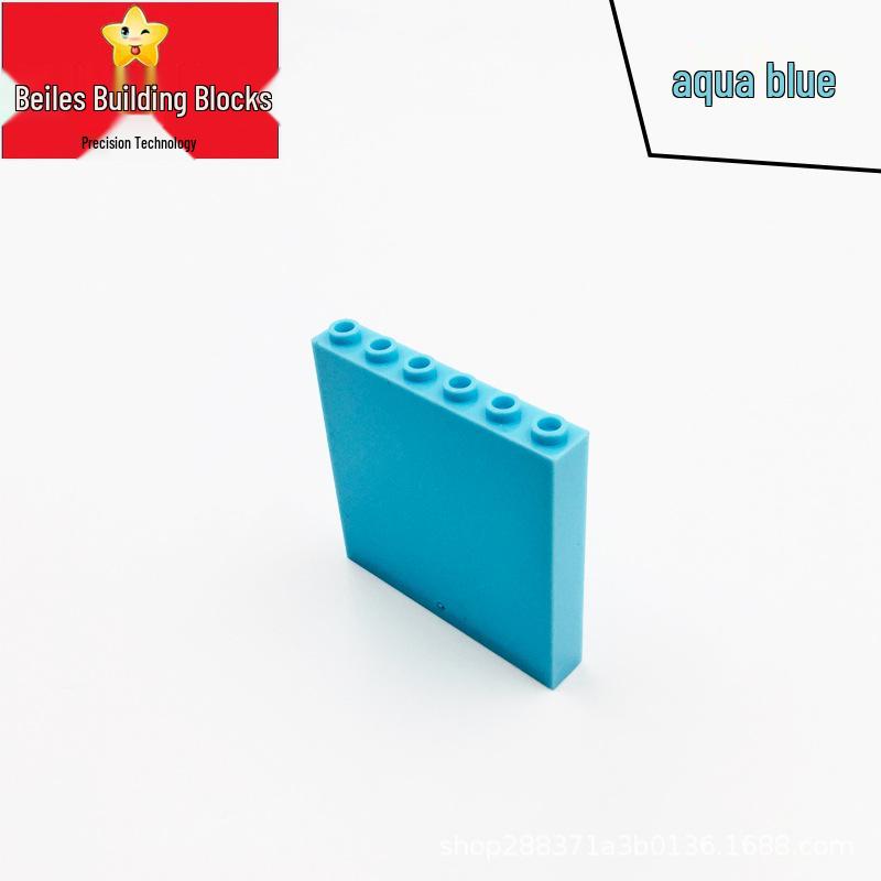 CrossMOC Small Particle Wall Panel 1x6x5 - Compatible with Lego 59349 35286 for Science Education Building Blocks