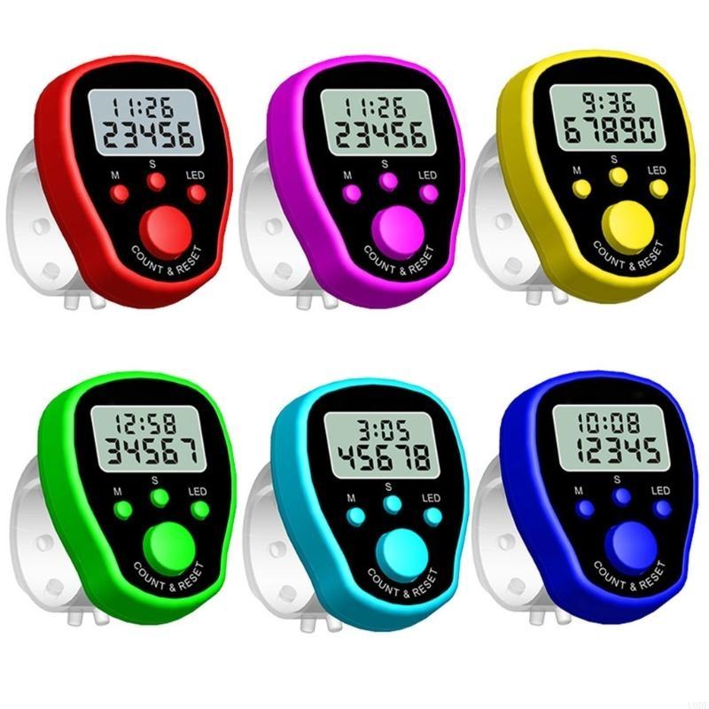 

1 36x45mm Multifunctional Watch Function LED Recitation Counter Random Color