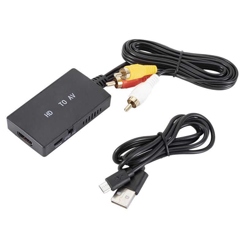 HDMI to AV Converter Cable: Cross-Border Projector/TV Compatibility with S-Video and AV Inputs