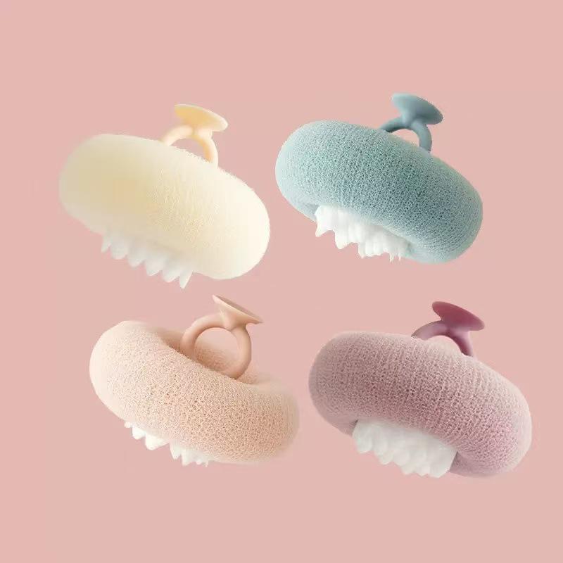Sunflower Soft Massage Bath Sponge with Suction Cup