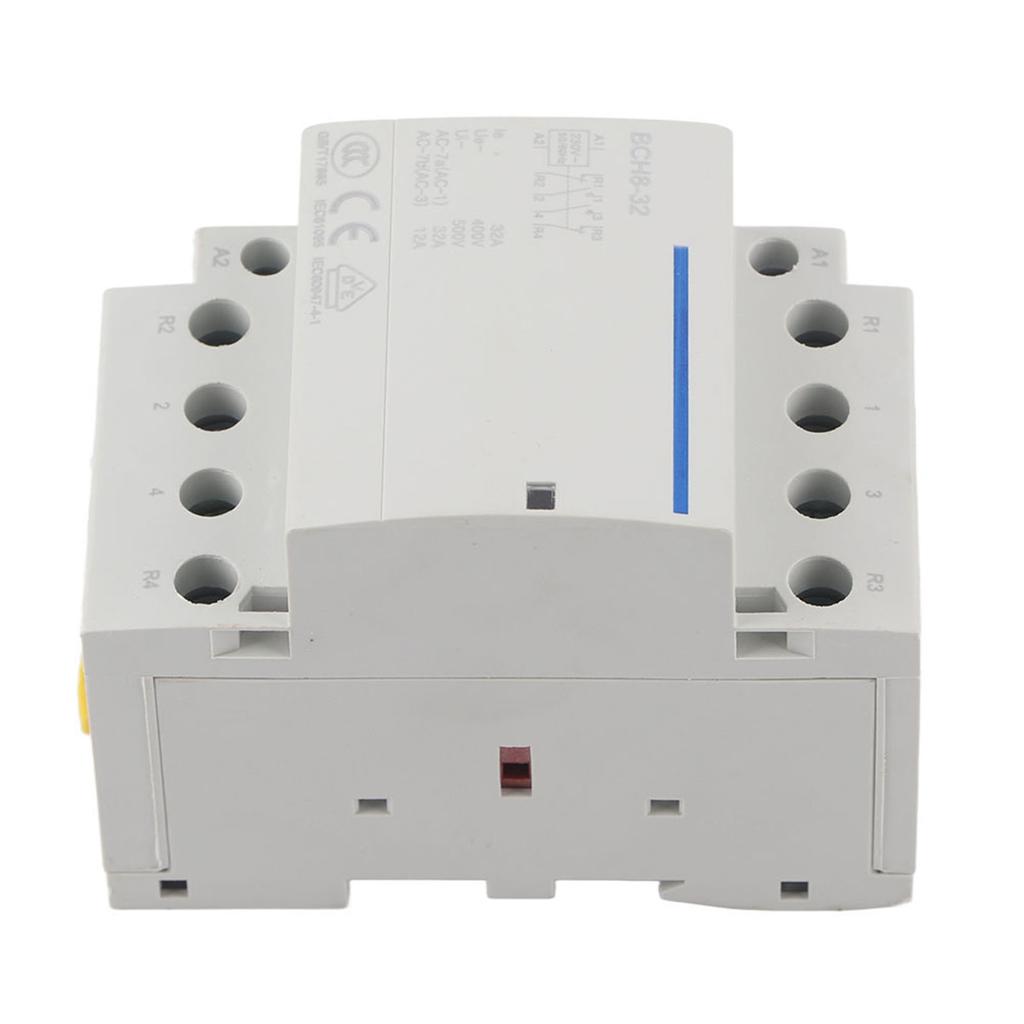 4P 32A Household AC Contactor DIN Rail Mount 2NO 2NC (AC 230V)