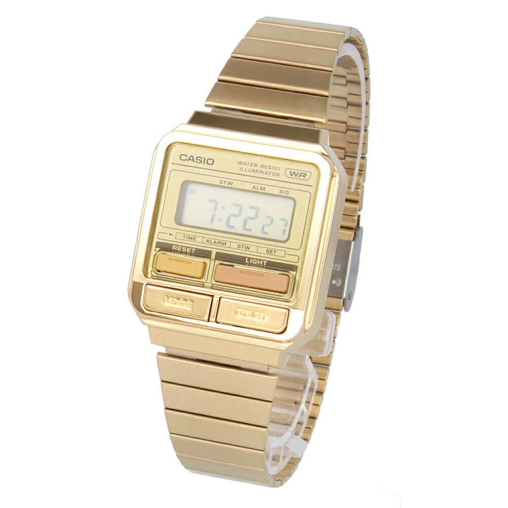 CASIO Casio Standard Дешевые Casio Классические Часы Унисекс Золотые Мужские Женские A120WEG-9A [Б/У]