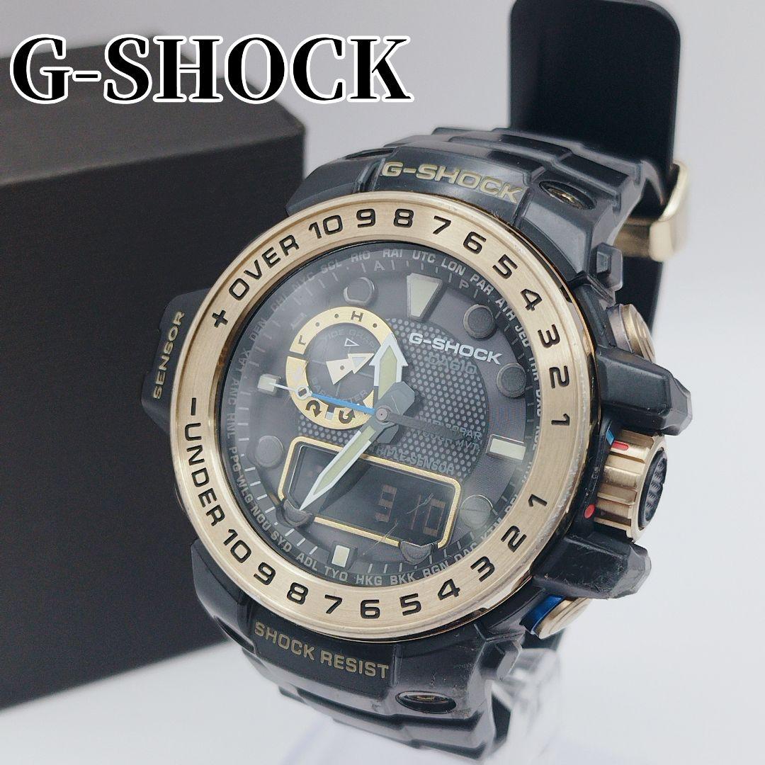 

[USED] Casio G-SHOCK Gulfmaster GWN-1000GB Radio-Controlled Solar Watch, Black and Gold