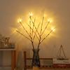 1pc Artificial LED Branch Light Battery Operated Lighted Branches Vase Filler Romantic Party Christmas Decoration Warm White
