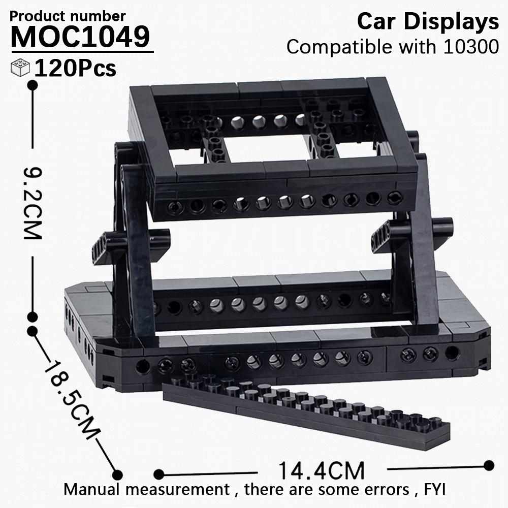 MOC Stand Movie Anime Military Action Figure Display Stands Box Blocks Compatible 75257 05007 75105 High-Speed Championed Block Bricks Toys Playsets
