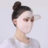 Women’s Anti-UV Breathable Ice Silk Face Mask - Sunshade and Eye Corner Protector 3D Hat