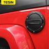 TESIN Auto-Tankdeckel, für Jeep Wrangler JK 2007–2017, ABS-Aluminiumlegierung, Auto-Außen-Gas-Tankdeckel-Abdeckung für JK