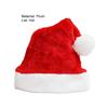Plush Xmas Hat Soft Comfortable Vibrant Color Christmas Hat Festival Decor