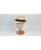Yunibeosyeolkemiseuteuli Bu Check Ivory Short Fedora Summer Fedora