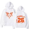 Karol G Tour Print 2026 Hoodie Men Women Fashion Pullover Long Sleeves Loose Casual Hip Hop Oversized Pullover Streetwear