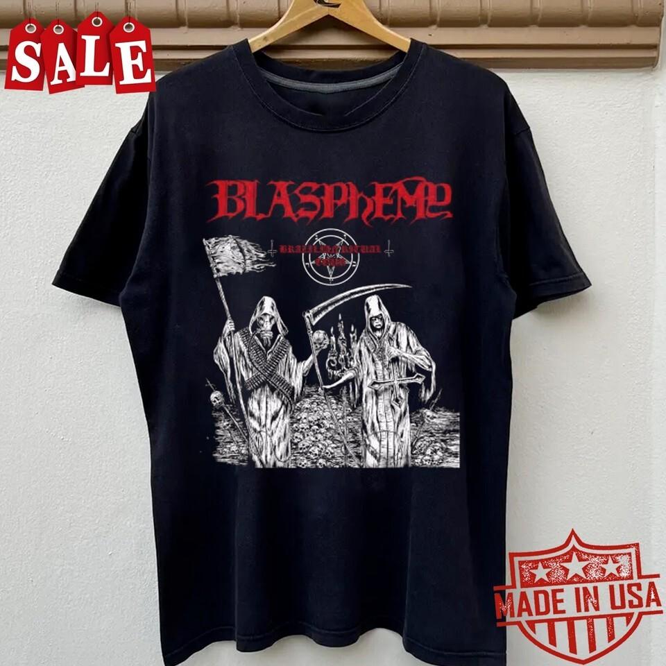 Новая футболка с принтом Blasphemy Ritual TS Ядерная Война Сейчас Подарок для фанатов Унисекс S-5XL Shirt BI04_87 XXL