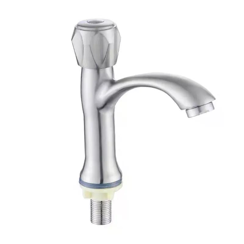 

1pcs Single Cold Basin Faucet Home Bathroom Sink Washbasin Faucet Single-hole Basin Countertop Faucet Washbasin Tap Water Tap