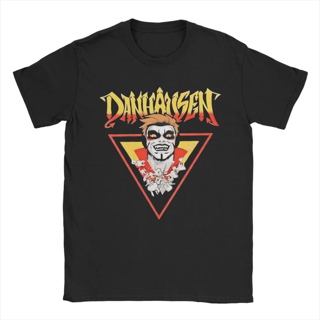 New Danhausen Very Evil Very Nice Theme Print Cotton Hot Sale Unisex Tshirt Summer Fashion New Oversized Neck Tshirt