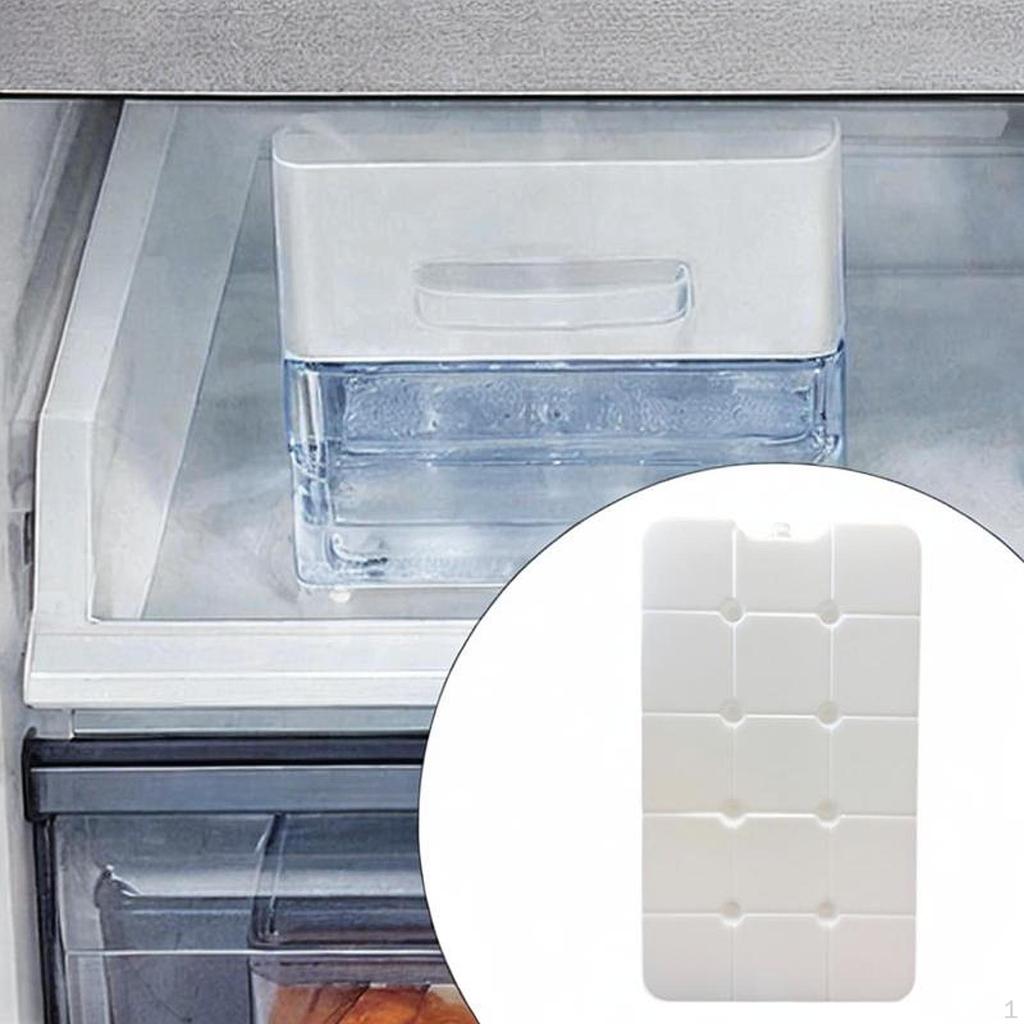 Ice Block Pack for Coolers, Lightweight, Rectangular, Portable, Freezer Family Picnics,